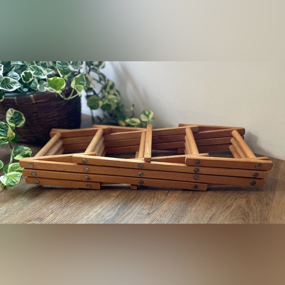 WOODEN COLLAPSIBLE WINE RACK STORAGE RACK - Picture 7 of 7